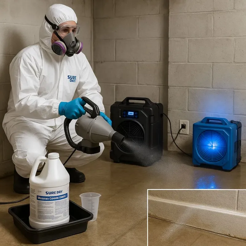 Sanitization and Odor Removal process in Hart, MI