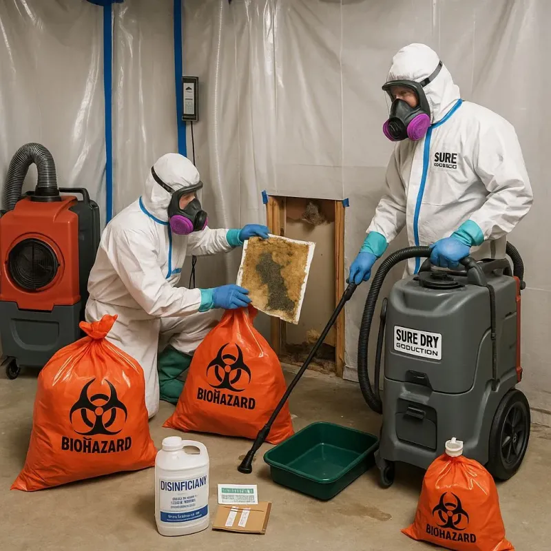 Contaminated Water Handling Protocols process in Hart, MI