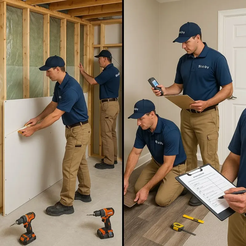 Repairs and Reconstruction process in Hart, MI